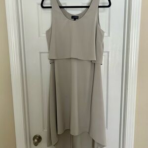 “The Limited” gray, 2 tier, high low dress, size small, circa 2014